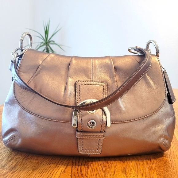 Coach Handbags - Coach Golden Shoulder Bag NWOT